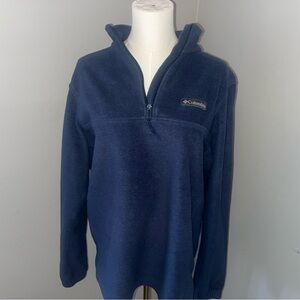 Columbia Women's Dark Blue Zip-Up Fleece Jacket